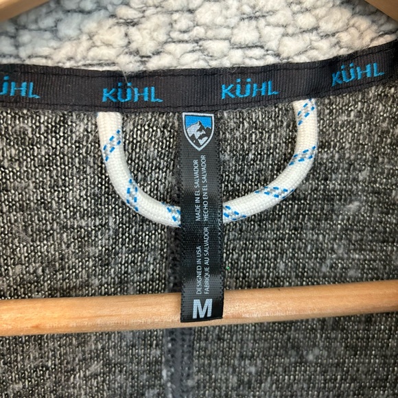 Kuhl Gray Kozet Wool Blend Full Zip Cozy Mock Neck Lightweight Vest Women Medium - Picture 4 of 8